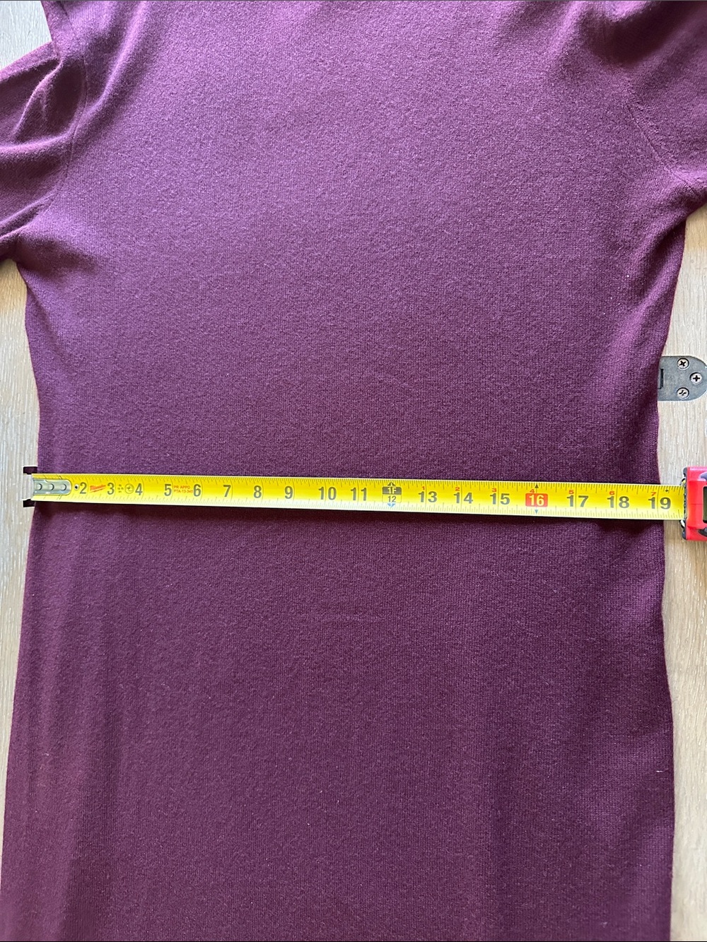 Quince Mongolian Cashmere Turtleneck Sweater Dress Red Burgundy Wine Tasting XL - Picture 12 of 12